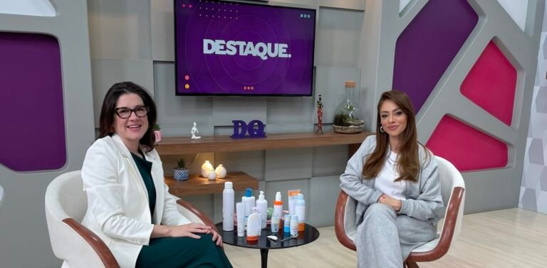 Dermatologista pediátrica em Londrina fala sobre cuidados com a pele das crianças nas férias no Programa Destaque da Rede Massa.